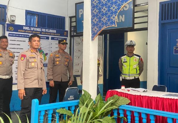 Kapolres Aceh Selatan  Kunjungi Pos Yan Operasi Ketupat Seulawah 2024