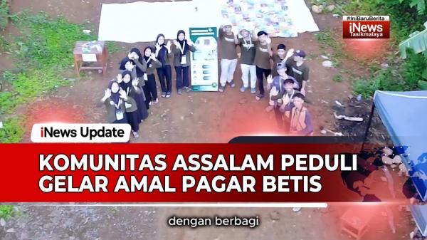VIDEO: Komunitas Assalam Peduli Gelar Amal Pagar Betis
