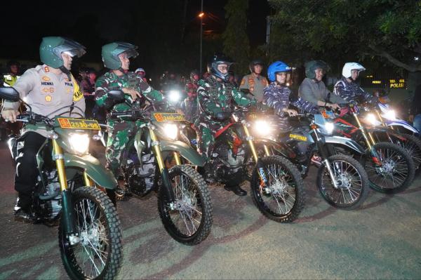 Patroli Gabungan Sisir Lhokseumawe dan Aceh Utara, Ciptakan Kamtibmas yang Kondusif Lebaran 2024