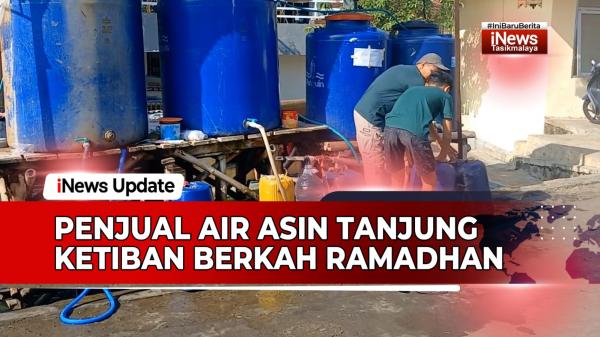 VIDEO: Penjual Air Asin Tanjung untuk Ketupat Lebaran Ketiban Berkah Ramadhan, Omzet Capai Rp40 Juta