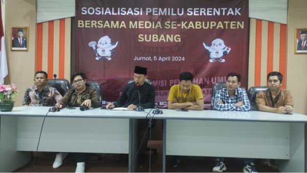 Jelang Pemilu Serentak 2024, KPU Subang Gelar Sosialisasi