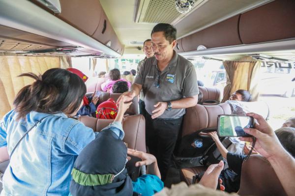 Pj Gubernur Jateng Lepas 11.600 Orang Warganya Mudik Gratis Gunakan Bus