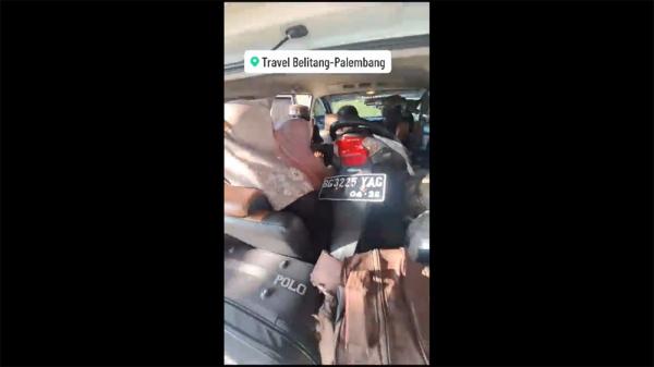 Viral Pemudik Angkut Motor ke Dalam Mobil, Netizen: Kenapa Gak Sekalian Rumahnya Dibawa