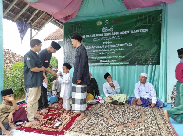Sarkub Bansel Beserta Pilar Comuniti Menggelar Haul Sultan Hasanudin Banten Dan Santunan