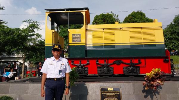 Dirut KAI Resmikan Monumen Lokomotif Kebo Kuning di Stasiun Purwokerto, Ini Sejarahnya
