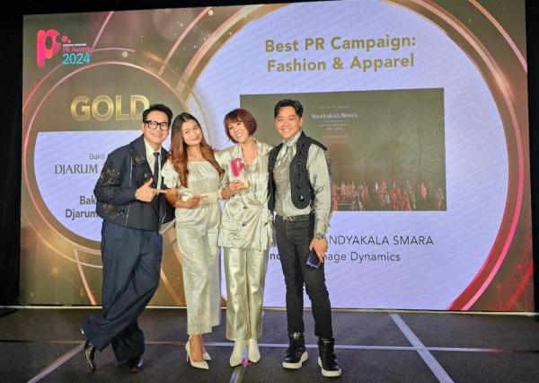 Sandyakala Smara Raih Penghargaan Emas di Ajang PR Award Singapura