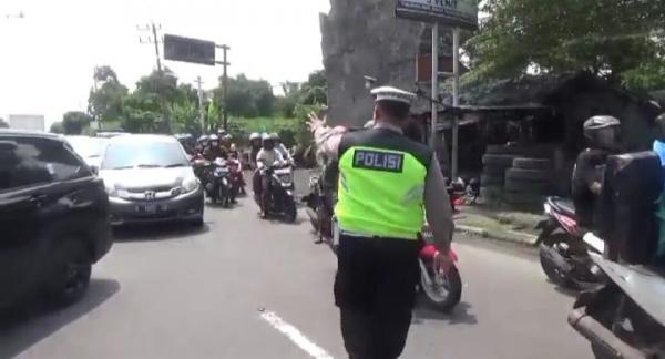 Kemacetan Panjang di Mojoagung dari Arah Surabaya menuju Jombang pada H-2 Pasca Lebaran