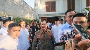 Sejumlah Pejabat dan Tokoh Politik Sowan ke Rumah Prabowo di Lebaran Pertama