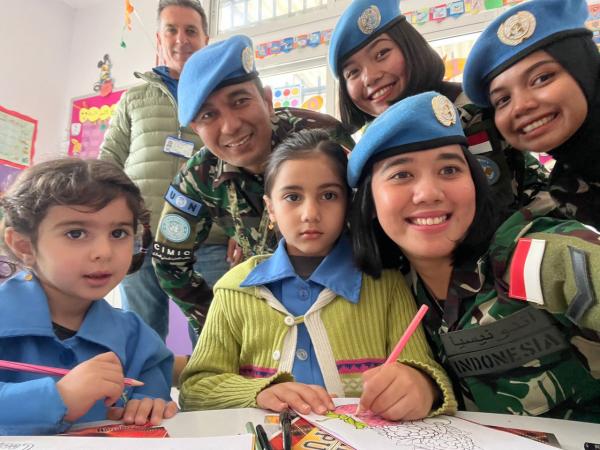 Hari Terakhir Puasa Ramadhan, Satgas Yonmek TNI Konga Tetap Laksanakan Edukasi