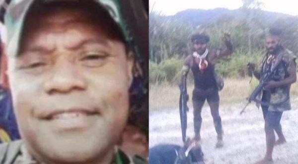 Sadis! Tewas Ditembak KKB Papua Inilah Sosok Danramil Aradide Letda Oktovianus Sogalrey