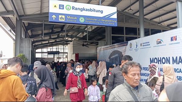 47.000 Penumpang Padati Stasiun Rangkasbitung Selama Masa Arus Balik Lebaran