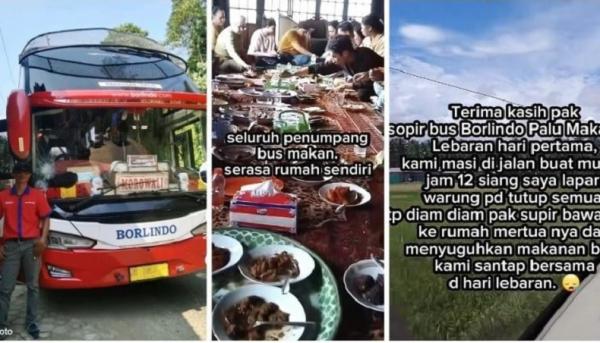 Viral Sopir Bus Ajak Penumpang Makan di Rumah Mertua saat Lebaran