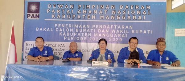 DPD Partai PAN Manggarai Buka Pendaftaran Calon Bupati dan Wakil Bupati Pilkada 2024
