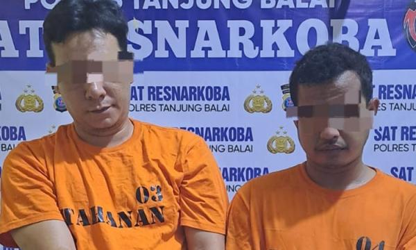 2 Bandar Narkoba yang Buat Resah Masyarakat di Selat Tanjung Medan Ditangkap Polres Tanjungbalai