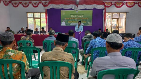 Pemdes Ciroyom Bojonggambir Tasikmalaya Gelar Halal Bihalal, Pererat Silaturahmi dengan Masyarakat