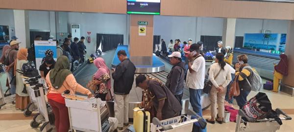Puncak Arus Balik Lebaran Bandara Sentani Capai 6.137 Penumpang