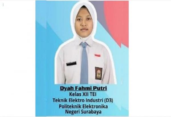 Dyah Fahmi Putri Bungsu dari 7 Bersaudara Keluarga Sederhana Tembus Teknik Elektro Industri PENS