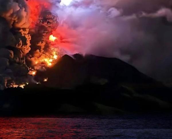 Potensi Tsunami 25 Meter Ancam Pulau Tagulandang Akibat Erupsi Gunung Ruang