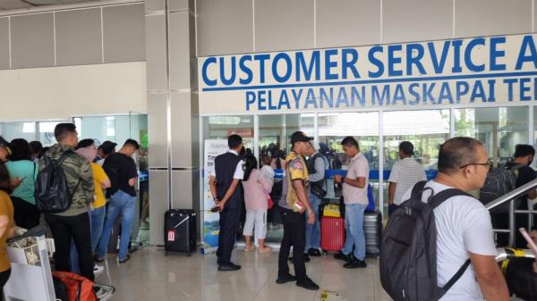 33 Penerbangan Terdampak Akibat Penutupan Sementara Operasional Bandara Sam Ratulangi Manado