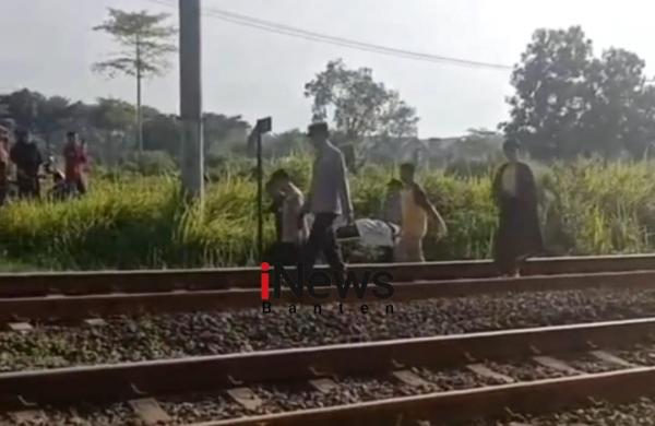 Akibat Ngantuk Begadang, Warga Tewas Terserempet Kereta di Maja Rangkasbitung