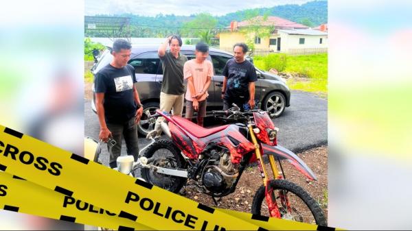 Polisi Ciduk Pencuri Motor di Mamuju, Pelaku Terancam 7 Tahun Penjara