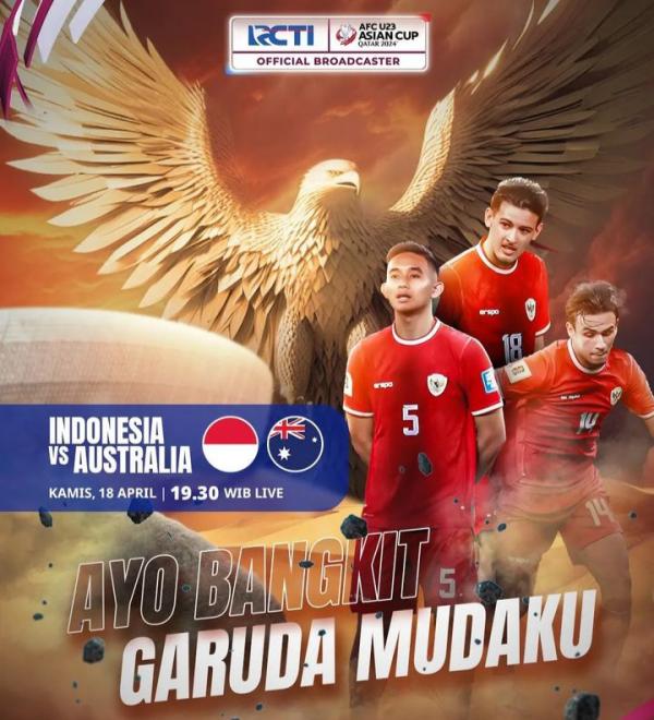 Timnas Indonesia vs Australia di  Piala Asia U-23, Ini Link Live Streaming-nya