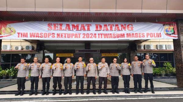 Itwasum Polri Lakukan Was Ops di Polda Lampung dan Jajarannya Pasca Operasi Ketupat 2024