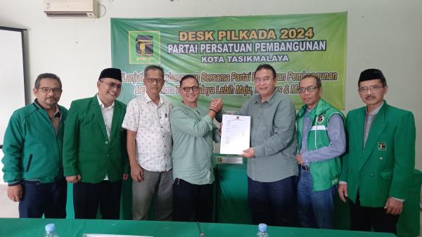 Pilkada Kota Tasikmalaya 2024, Ivan Dicksan Ambil Formulir Pendaftaran Penjaringan Bacawalkot di PPP