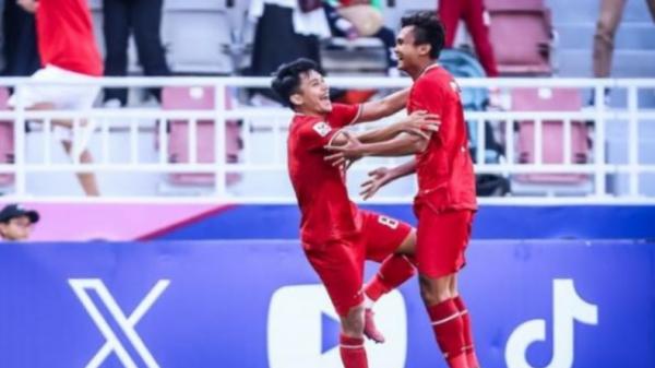 Babak Pertama Timnas Indonesia U-23 Unggul 2-0 atas Yordania Berkat Gol Marselino dan Witan