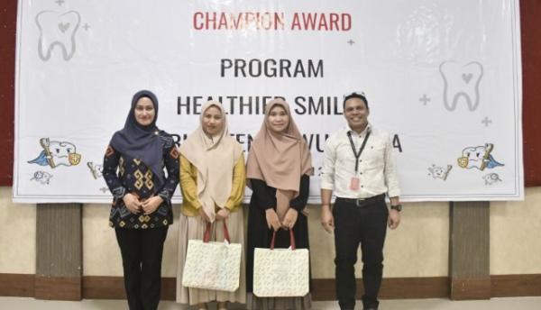 Enam Sekolah Dasar di Luwu Utara Raih Champion Award Program Healthier Smiles