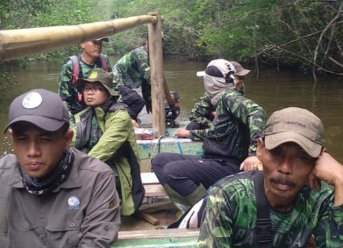 Pantau Aktivitas Ilegal, Petugas Lapangan Balai Taman Nasional Ujung Kulon Lakukan Patroli