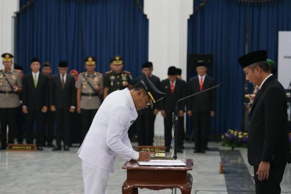 Hery Antasari Resmi Dilantik Jadi Pj Wali Kota Bogor, Pj Gubernur Jabar Ingatkan Soal Integritas