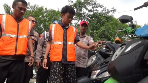 2 Remaja Pria Pelaku Pencurian Spesialis Kendaraan Roda di Kendari Diringkus Polisi