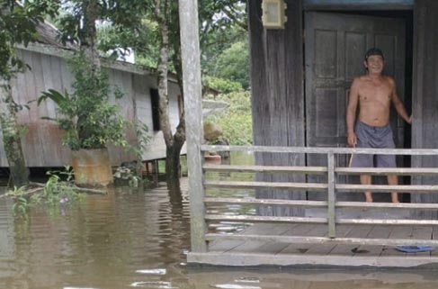 Banjir di Kecamatan Aruta Kobar Meluas, Ratusan Rumah Terendam Air