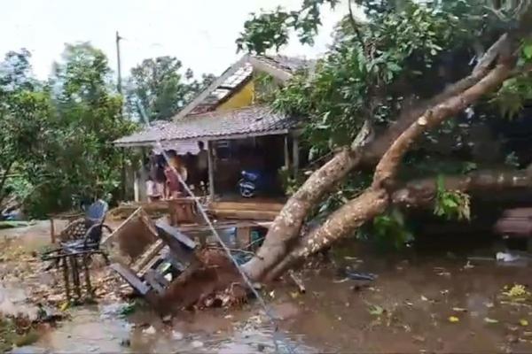 Puting Beliung Terjang 3 Desa di Jepara, Ratusan Rumah Rusak