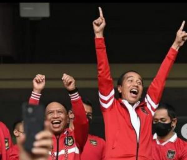 Presiden Jokowi Sanjungan Timnas Indonesia U-23, Ngaku Masih Ngantuk, Begini Pernyataannya