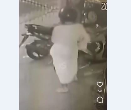 Viral Pria Pakai Daster Curi Honda Vario di Parkiran Hotel Semarang, Ini Penampakannya