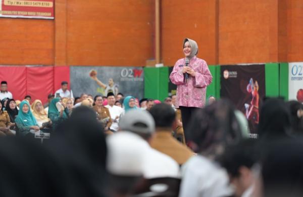Halalbihalal di Kecamatan Makassar, Indira Yusuf Ismail Pesan Jaga Kekompakan