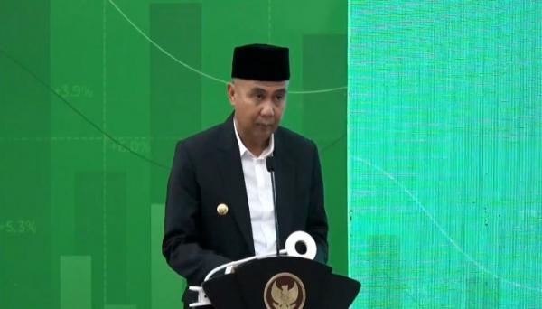 Pj Gubernur Jabar Pamerkan Aset Bank Syariah Dihadapan Ma'ruf Amin