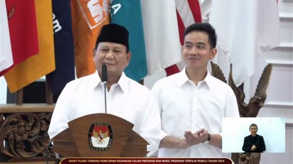 Ditetapkan Presiden Terpilih, Begini Pidato Perdana Prabowo Subianto