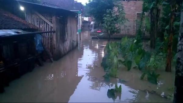Ratusan Rumah di Tanjungsari Sukaresik Tasikmalaya Terendam Banjir Luapan Air Sungai Citanduy