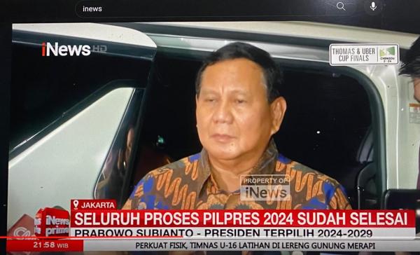Presiden Terpilih Prabowo Subianto Pastikan Bangun Koalisi Kuat 