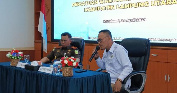 PWI Lampung Utara, kembali Road Show Gelar Audensi dengan Kejaksaan Negeri