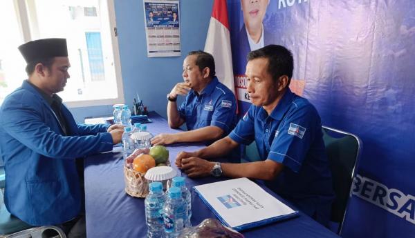 Maju Pilwako Pangkalpinang, Rudi Kurniawan Ambil Formulir Pendaftaran di Partai Demokrat