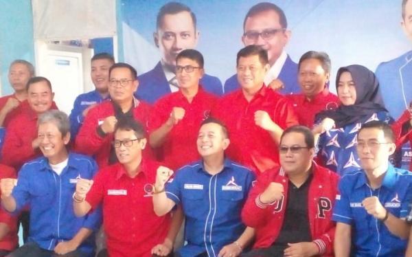 Ketua DPC PDIP Ciamis Kunjungi Partai Demokrat dan Golkar Jelang Pilkada 2024