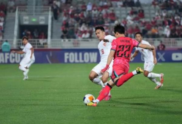 Skor Timnas Indonesia U-23 vs Korea Selatan U-23 Imbang, Wasit Kartu Merah Pelatih Korsel U-23