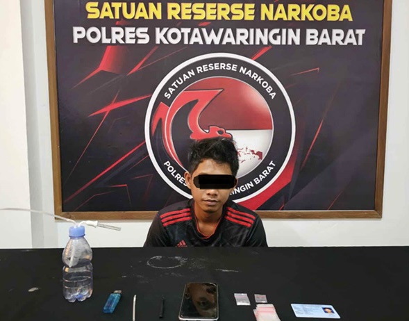 Jadi Budak Sabu, Seorang Pedagang Ditangkap Polisi di Kobar