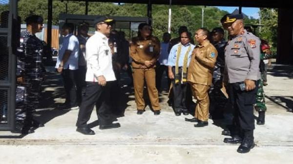 Deputi Kemenko Polhukam RI Kunjungan Kerja di PLBN Napan Timor Tengah Utara