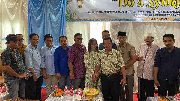 Ketua Dewan Pembina Partai Gerindra Berau Doa bersama dan Syukuran atas Menangnya Prabowo-Gibran