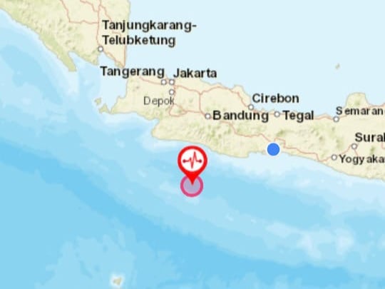 Gempa Magnitudo 6,5 di Garut Dirasakan Hingga  Cilacap dan Purwokerto Jateng